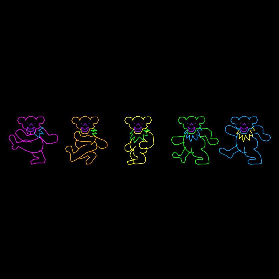 Grateful Dead bears laser